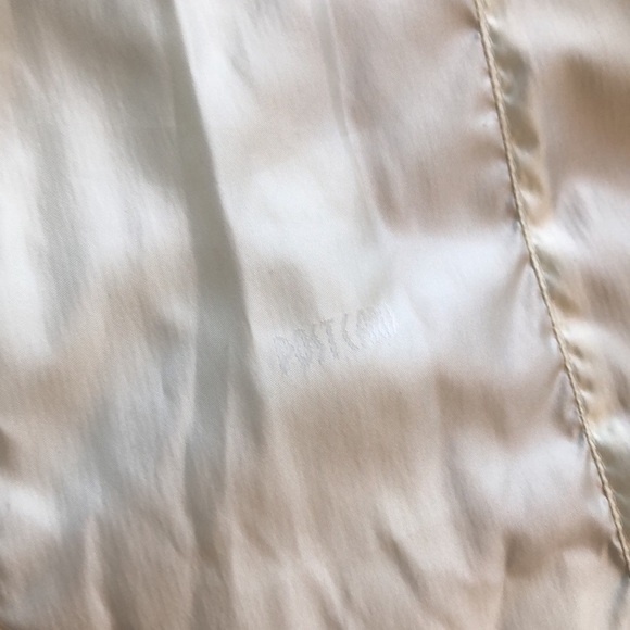 Postcard Bergdorf Goodman Tan Gold Belted Collared Lined Trench Coat Jacket 6 - Picture 13 of 16